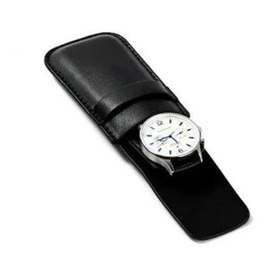 Simple Black Leather Case-1-Le Remontoir
