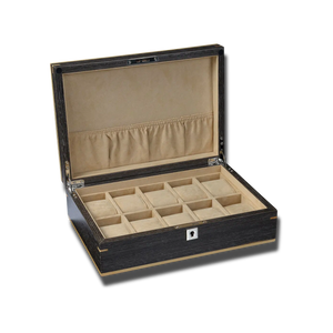 Spacious Watch Box - Heisse Ebony-1-Le Remontoir