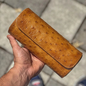 Watch Box - Galata Ostrish Honey Brown-2-Le Remontoir