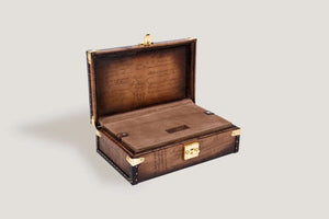 Watch Box - Petra Parchment Light Tan-3-Le Remontoir