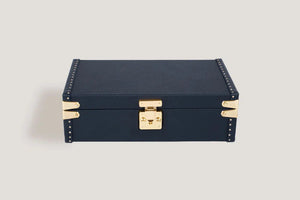 Watch Box - Petra Togo Dark Blue-5-Le Remontoir