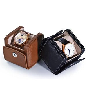 Watch Box - Tanned Cube-2-Le Remontoir