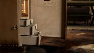 Watch Winder - Honey Brown Trunk Patina-5-Le Remontoir