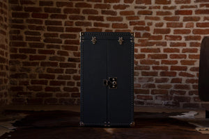 Watch Winder - Trunk Togo Black and Blue-4-Le Remontoir