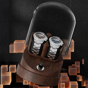 Watch Winder - Walnut Bell Dome-3-Le Remontoir
