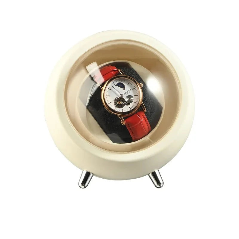 Automatic Cream Sphere Watch Winder-1-Le Remontoir