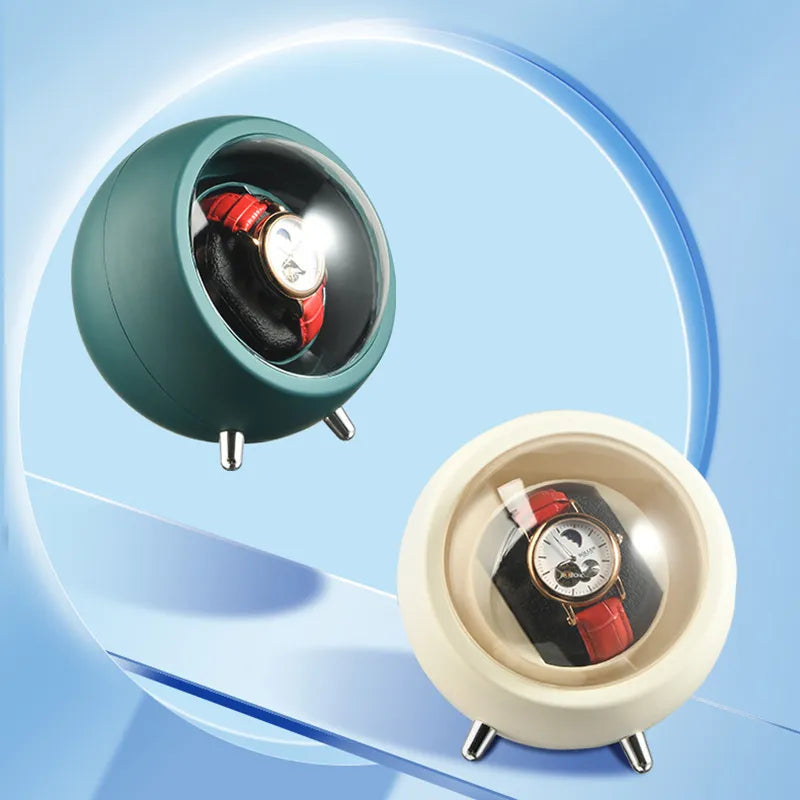 Automatic Cream Sphere Watch Winder-3-Le Remontoir