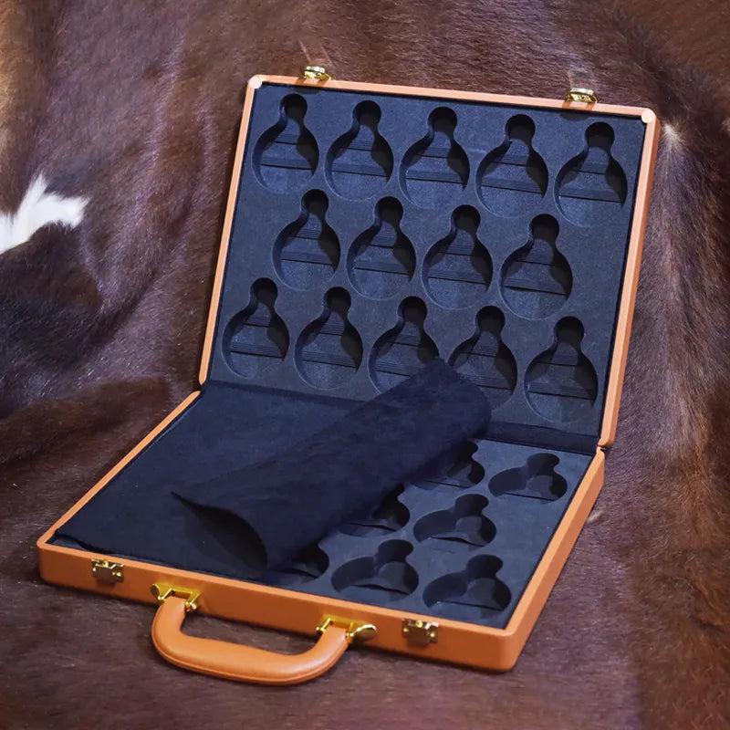 Caramel Leather Bell-shaped Watch Case-2-Le Remontoir