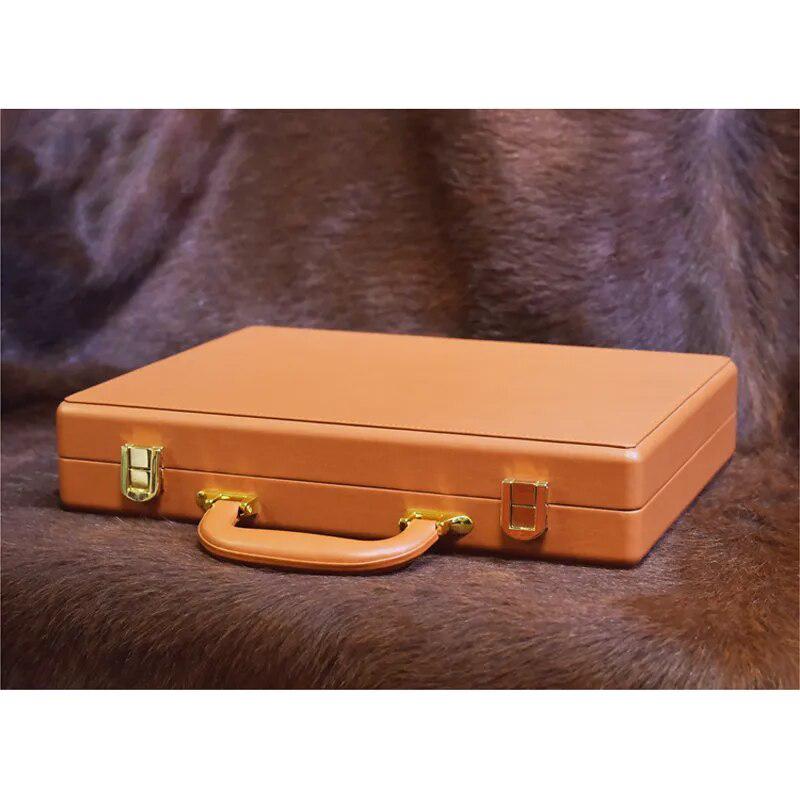 Caramel Leather Bell-shaped Watch Case-3-Le Remontoir