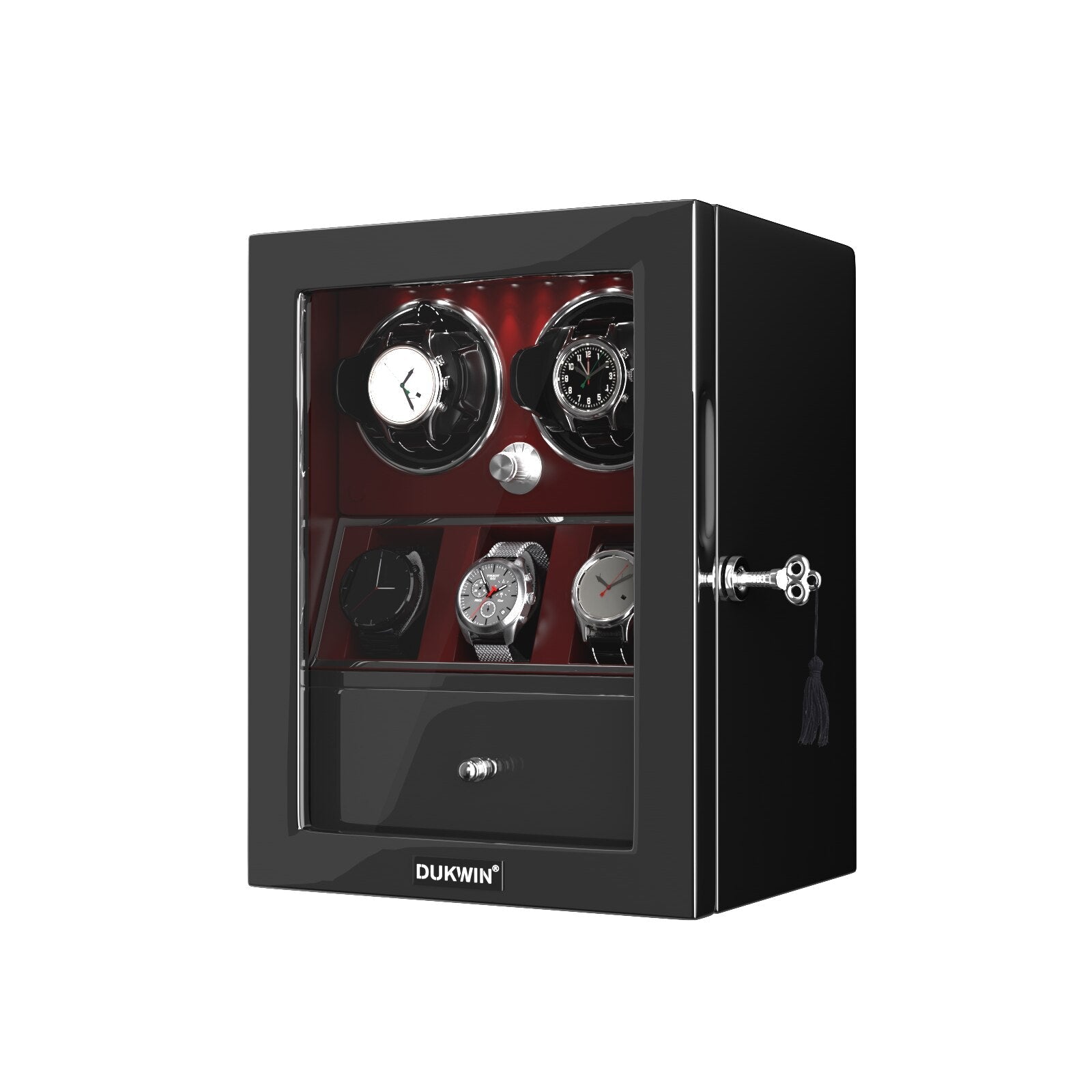 DUKWIN Red Exposition Watch Winder-1-Le Remontoir