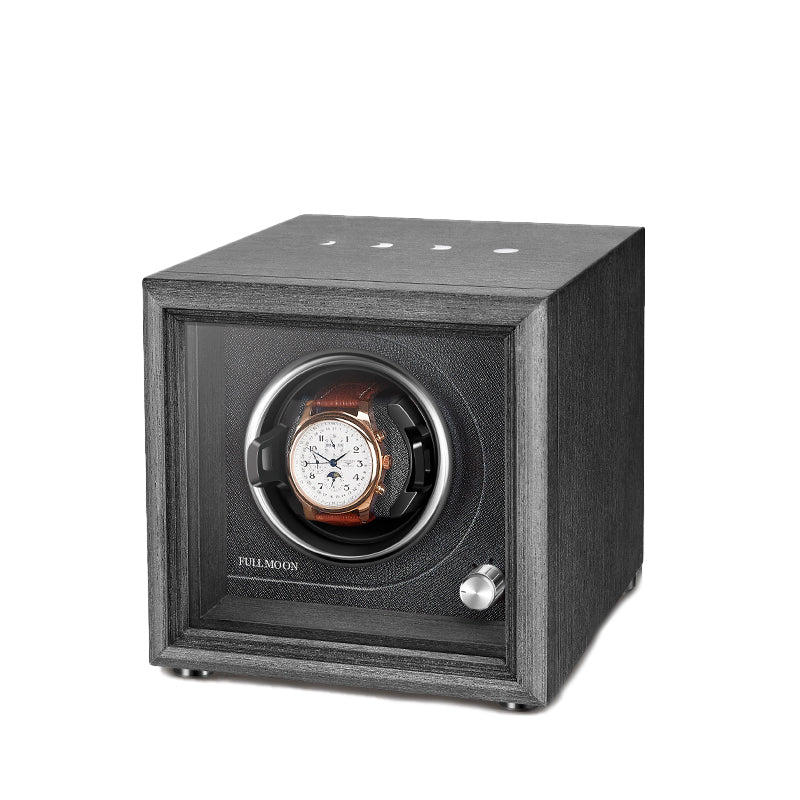 FULLMOON Anthracite Solo Watch Winder-1-Le Remontoir