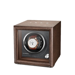 FULLMOON Oak Solo Watch Winder-1-Le Remontoir