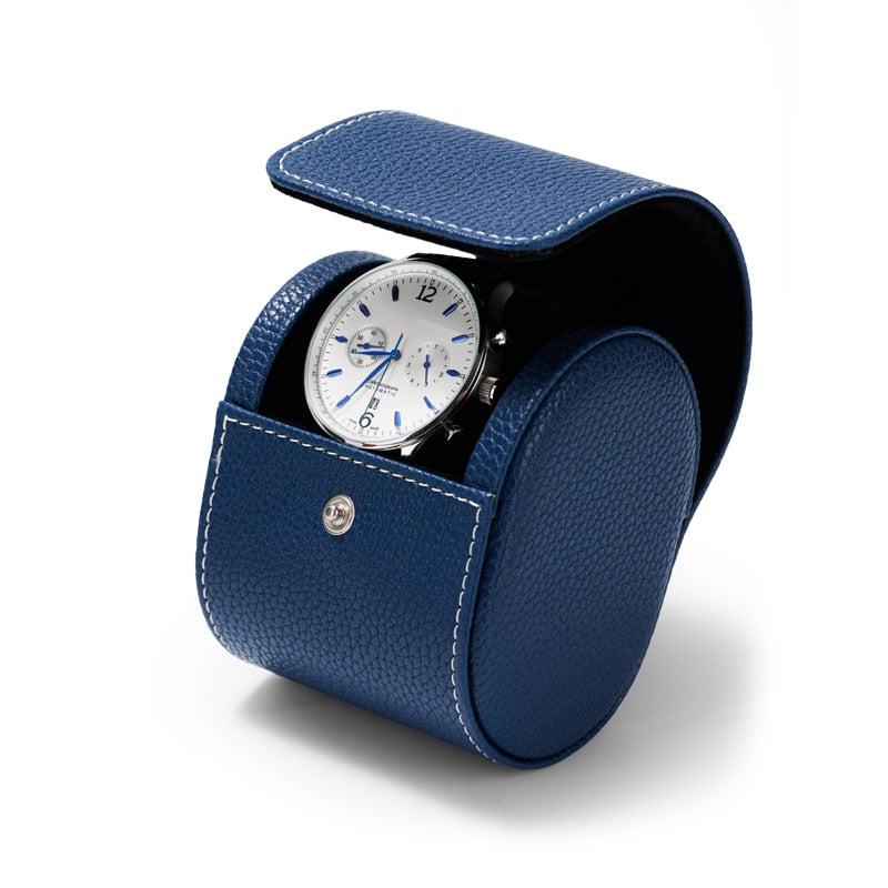 Klein Blue Pocket Watch Box-1-Le Remontoir