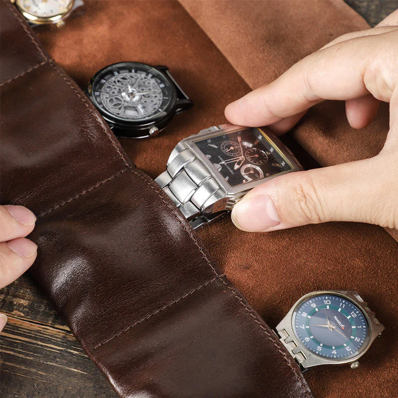Leather-Travel-Watch-Case