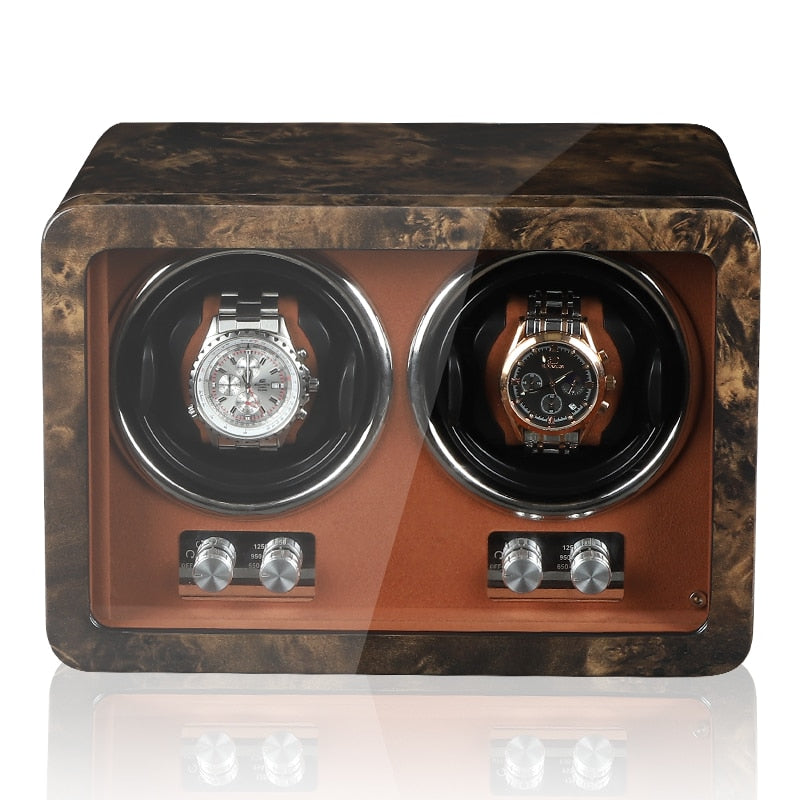 Lily Ocher Duo Watch Winder-1-Le Remontoir