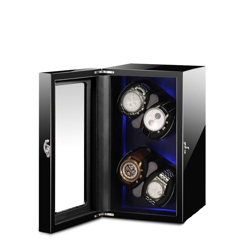 LuxeLift Piano 4 Slots Automatic Watch Winder-1-Le Remontoir