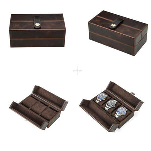 Mysterious Trio Leather Watch Box-5-Le Remontoir