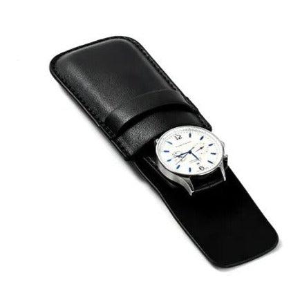 Simple Black Leather Case-1-Le Remontoir