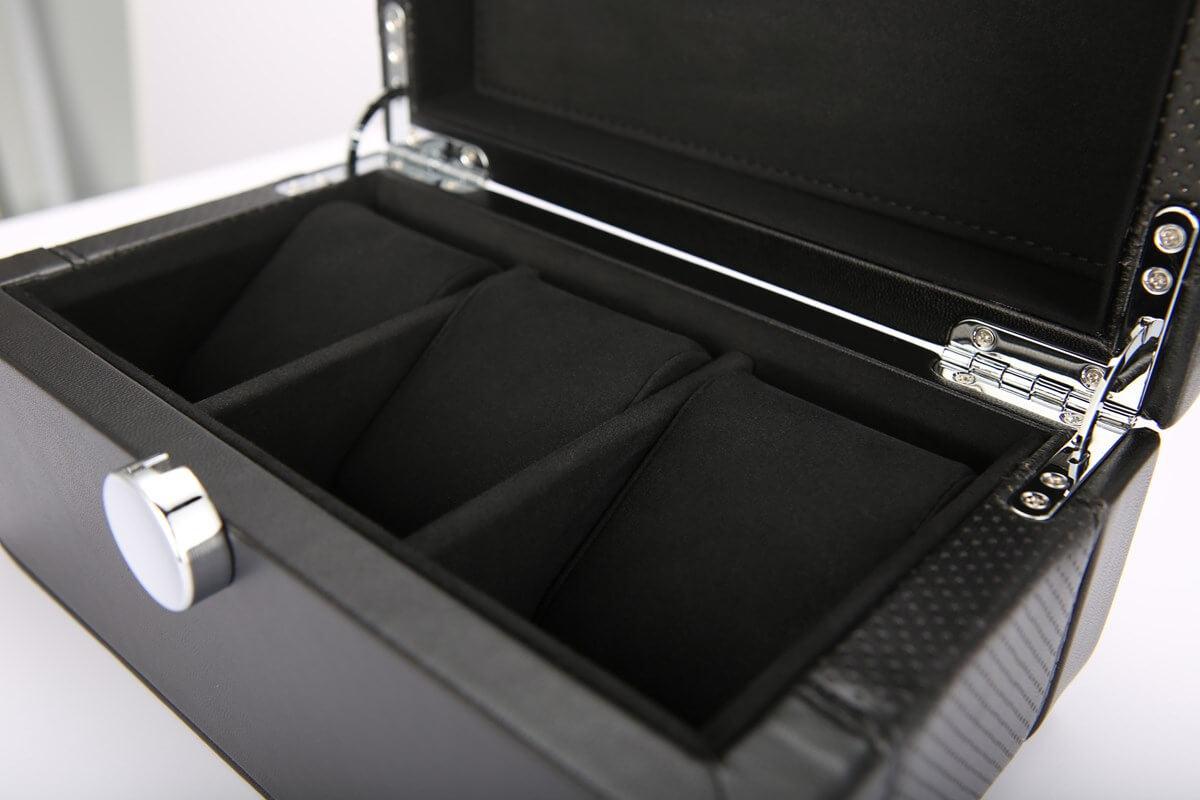 Watch Box - Benson Three Black-4-Le Remontoir