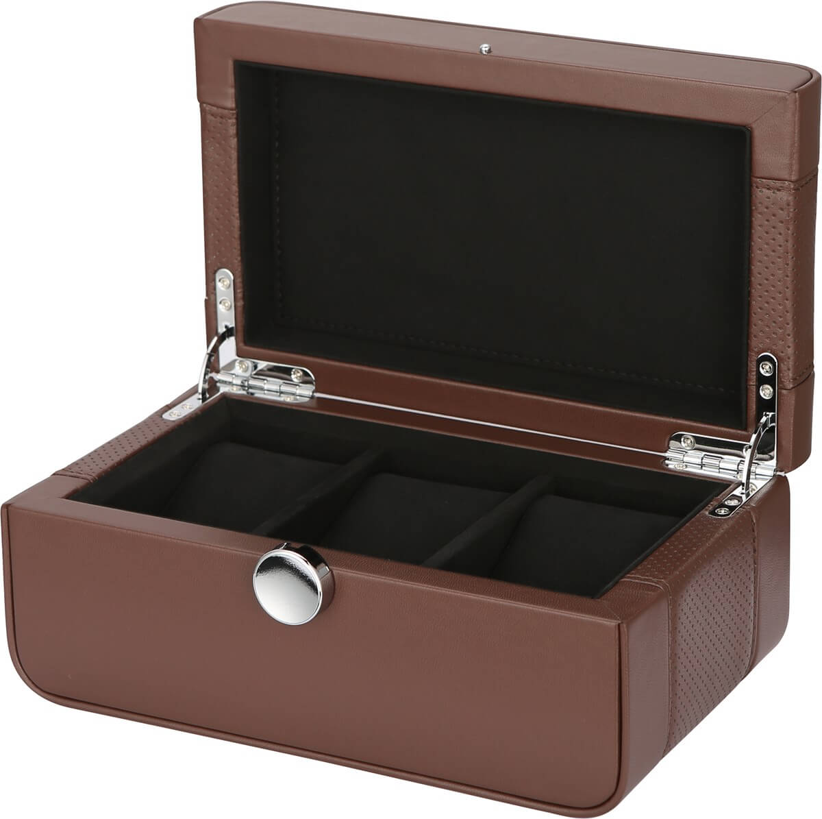 Watch Box - Benson Three Brown-1-Le Remontoir