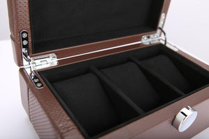 Watch Box - Benson Three Brown-4-Le Remontoir