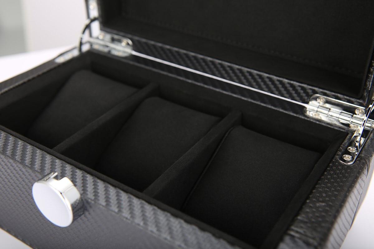 Watch Box - Benson Three Carbon-4-Le Remontoir