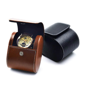 Watch Box - Charcoal Pocket-2-Le Remontoir