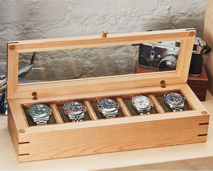 Watch Box - Flatiron Fir-6-Le Remontoir
