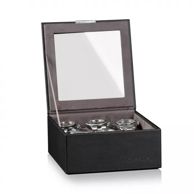 Watch Box - Heisse 6-Slot Schwarz Case-1-Le Remontoir