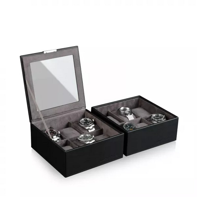 Watch Box - Heisse 6-Slot Schwarz Case-5-Le Remontoir