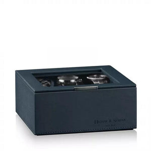 Watch Box - Heisse 6-slot Blue Case-2-Le Remontoir