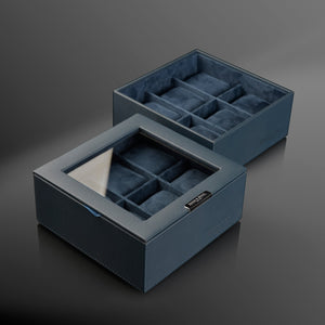 Watch Box - Heisse Double L Blue-4-Le Remontoir