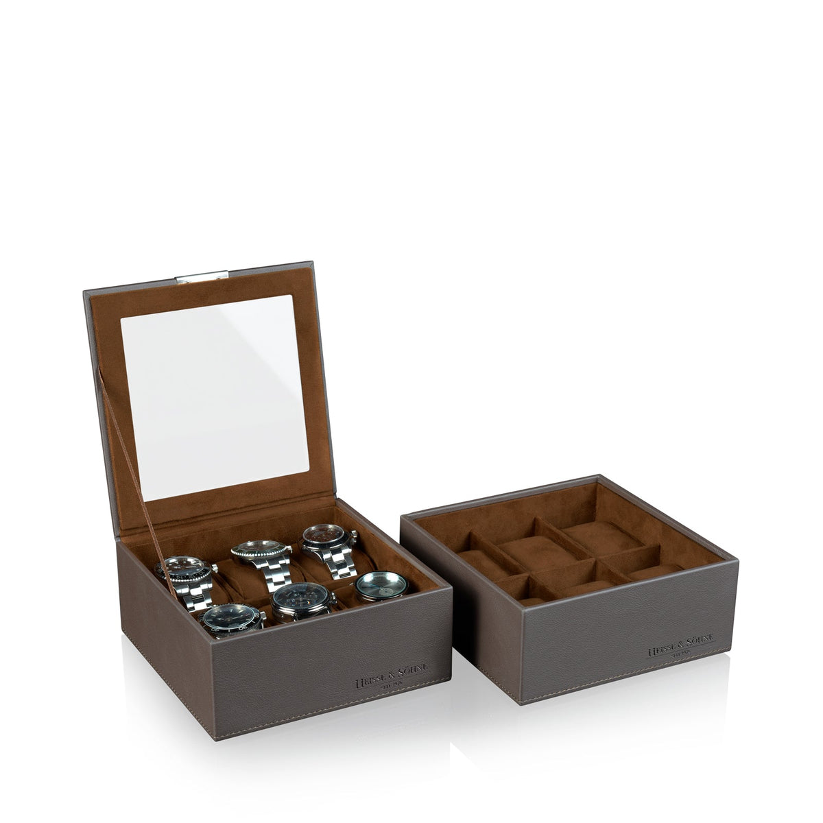 Watch Box - Heisse Double L Braun-2-Le Remontoir