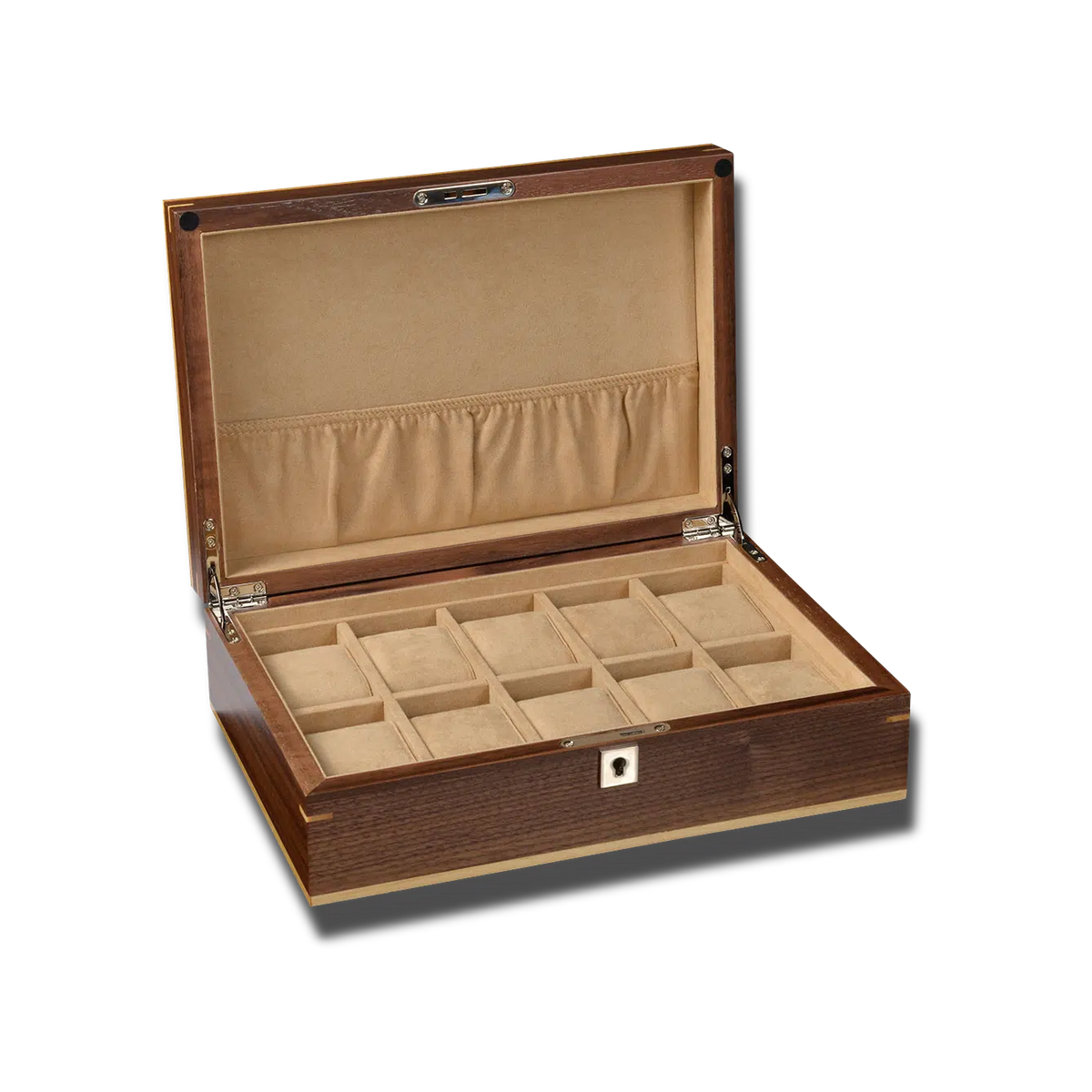 Watch Box - Heisse Spacious Wooden-1-Le Remontoir