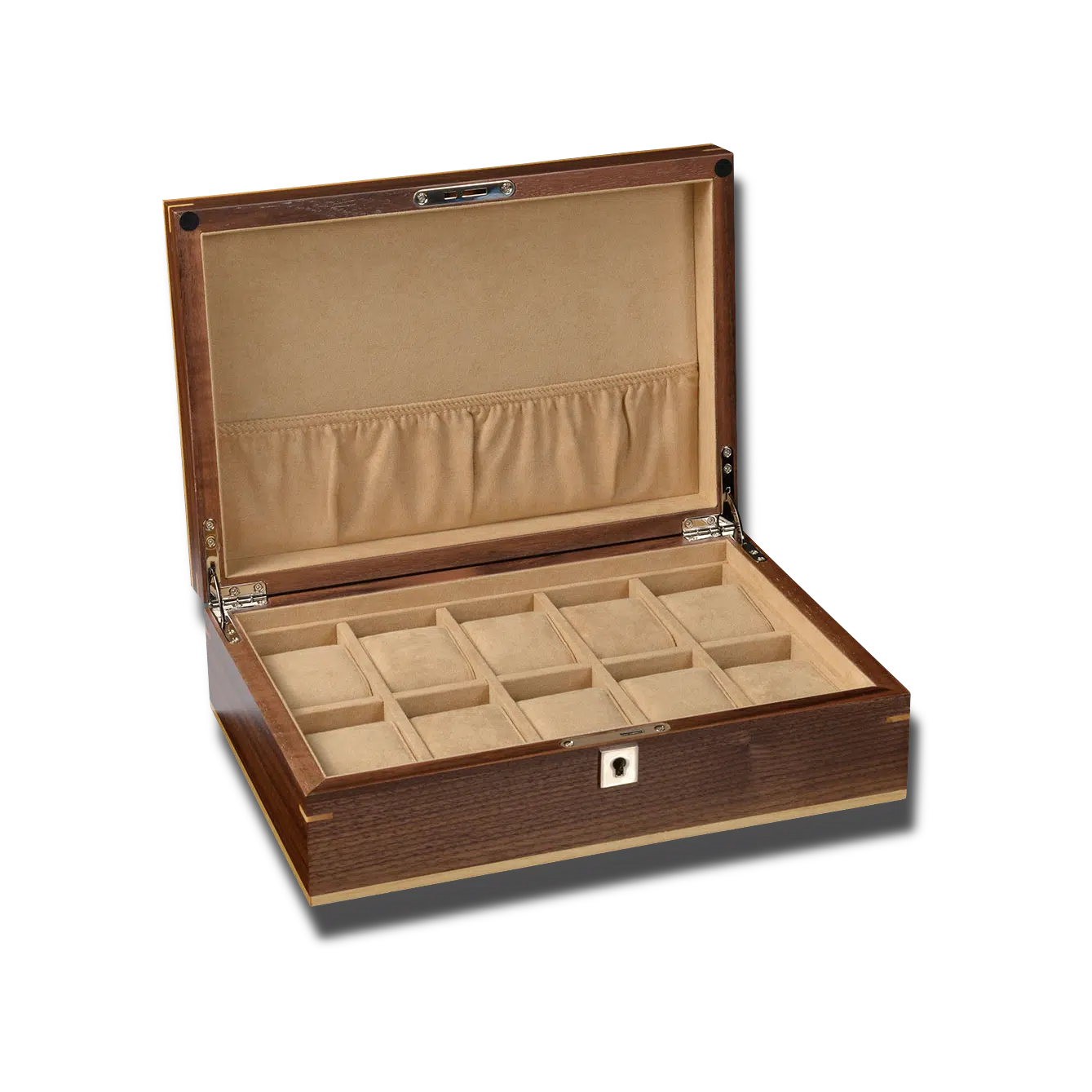 Watch Box - Heisse Spacious Wooden-1-Le Remontoir