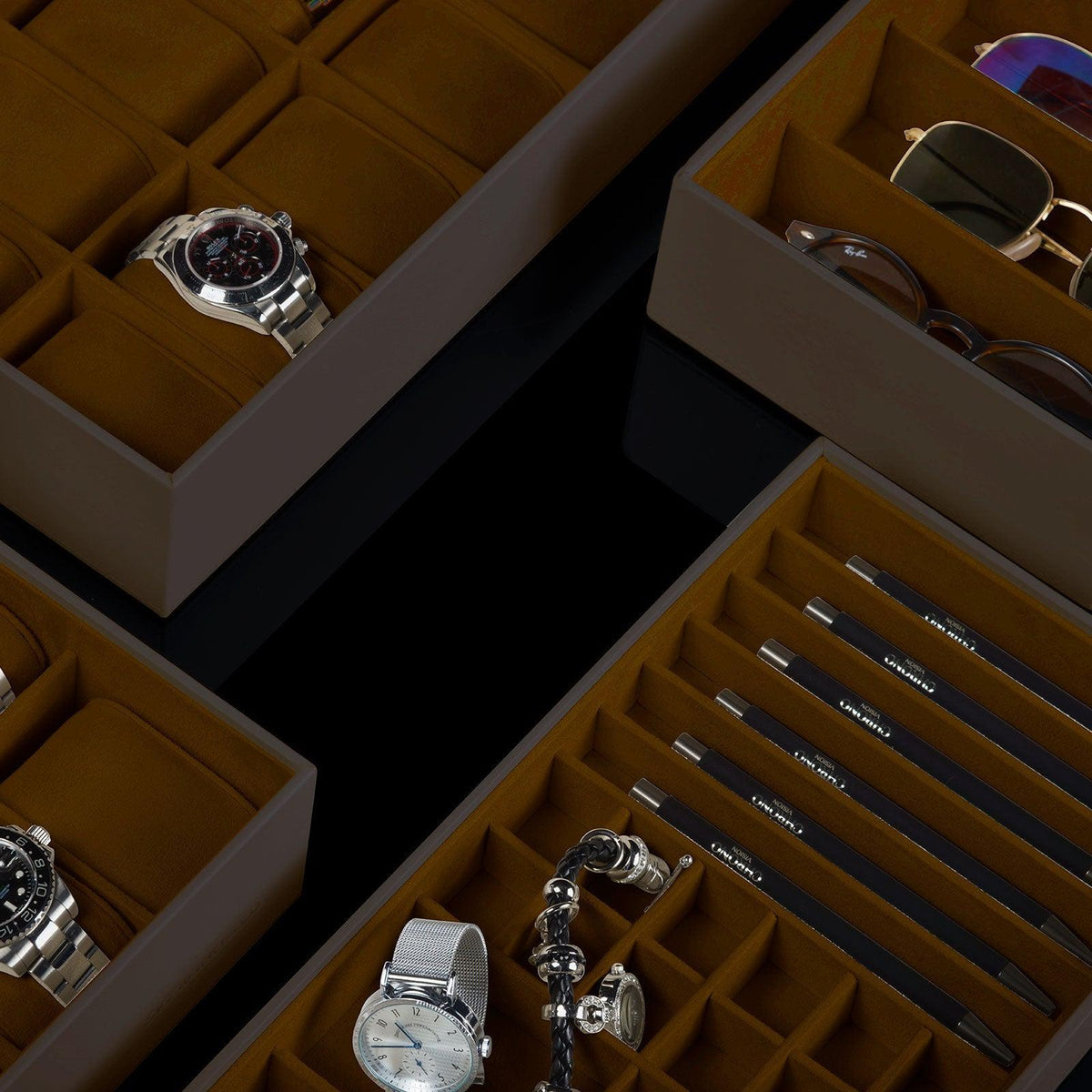 Watch Box - Heisse XXL Brown-3-Le Remontoir