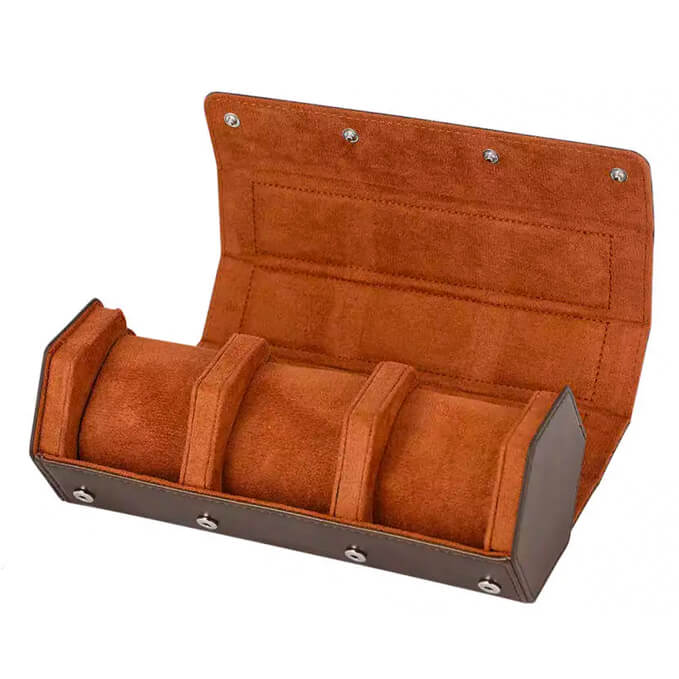 Watch Box - Hexagonal Ochre-1-Le Remontoir