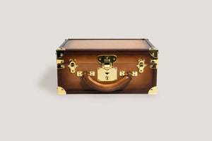 Watch Box - Honey Brown Trunk Patina-2-Le Remontoir