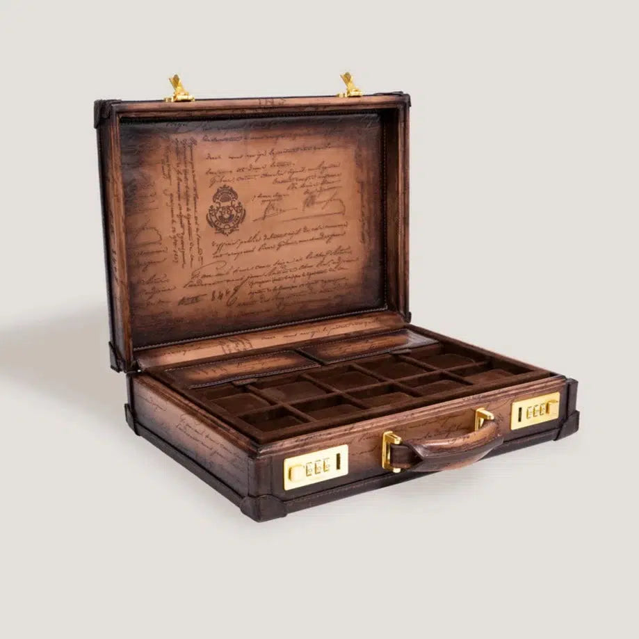 Watch Box - Master Edition Java Brown Parchment-1-Le Remontoir