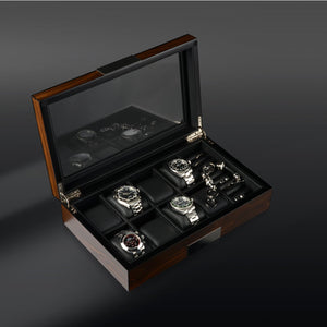 Watch Box - Monterray Satin Walnut-8-Le Remontoir