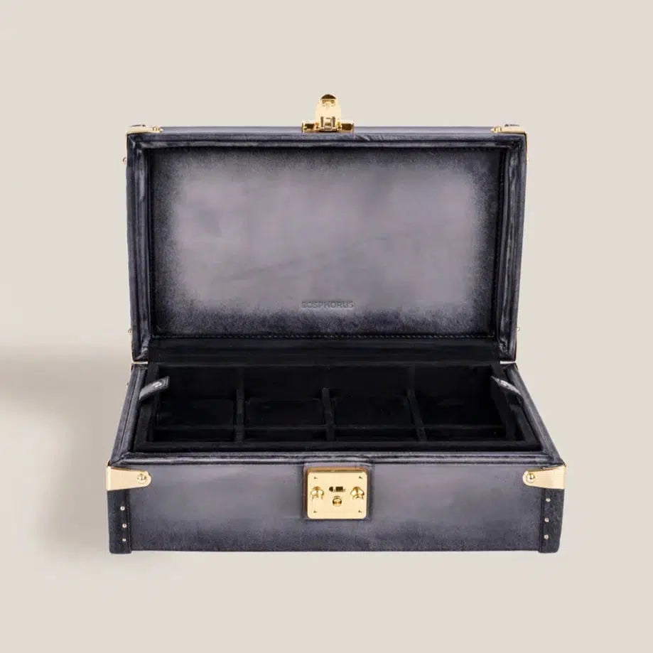 Watch Box - Petra Grey-1-Le Remontoir