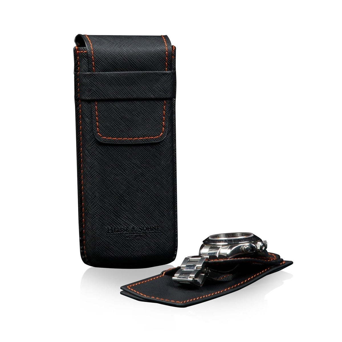 Watch Box - Saffiano Gold Case-6-Le Remontoir