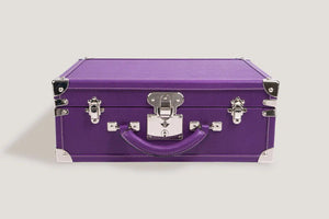 Watch Box - Safiano Purple Trunk-5-Le Remontoir