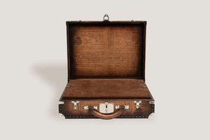 Watch Box - Trunk Parchment Brown-2-Le Remontoir