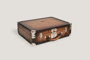 Watch Box - Trunk Parchment Brown-5-Le Remontoir