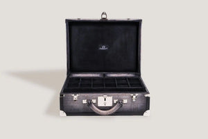 Watch Box - Trunk Parchment Grey-3-Le Remontoir