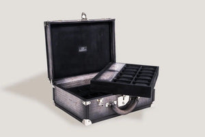 Watch Box - Trunk Parchment Grey-4-Le Remontoir