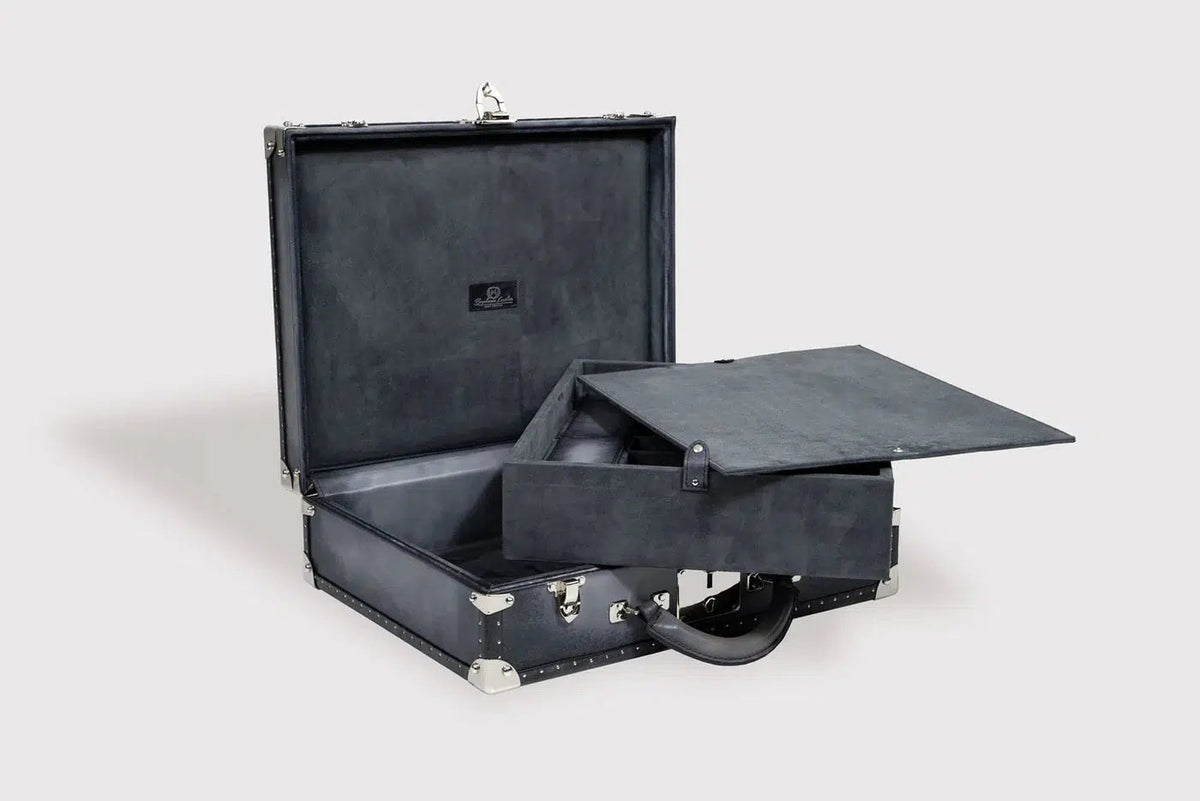 Watch Box - Trunk Patina Grey-5-Le Remontoir