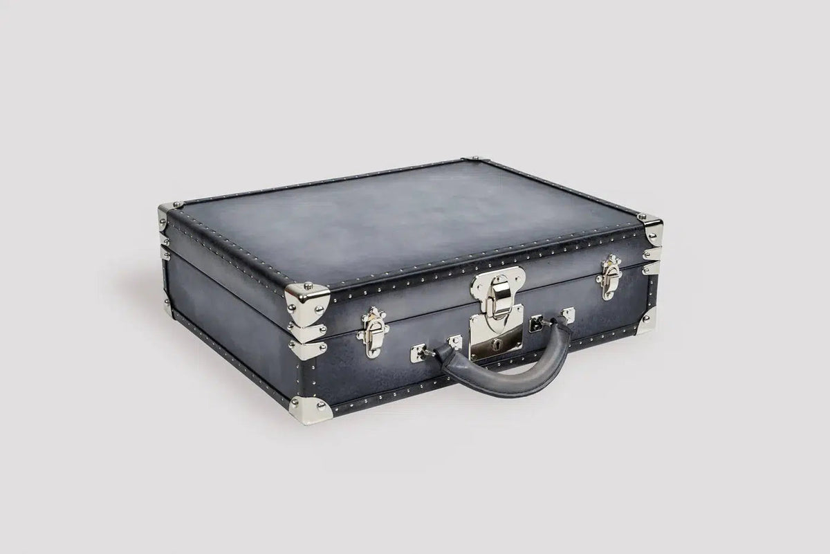Watch Box - Trunk Patina Grey-6-Le Remontoir