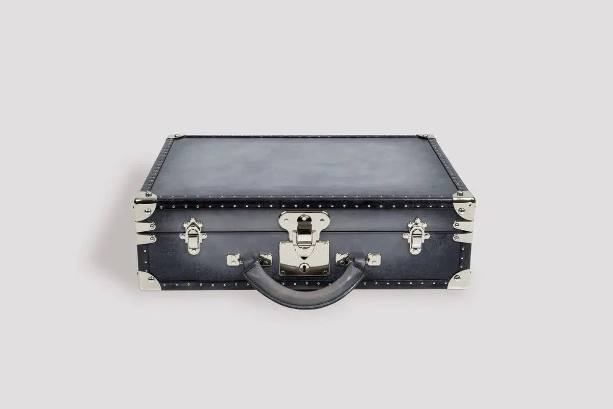 Watch Box - Trunk Patina Grey-7-Le Remontoir